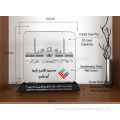 years Newest Style shield Crystal Trophy glass awards In Dubai Transactions (R-2343